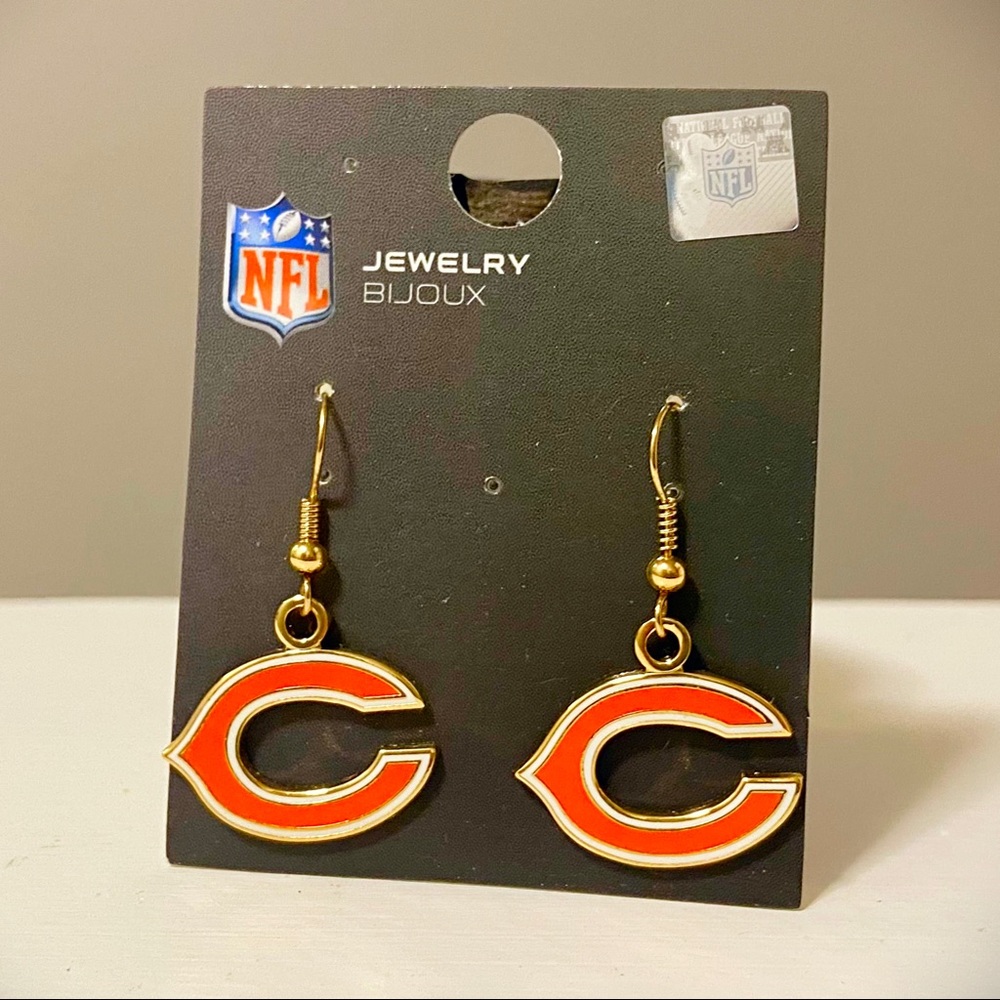 NWT Chicago Bears earrings